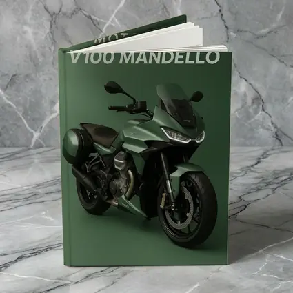 Moto Guzzi V100 Mandello Green Sport Motorcycle