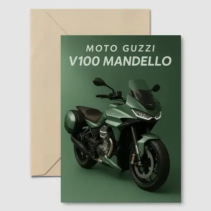 Moto Guzzi V100 Mandello Green Sport Motorcycle