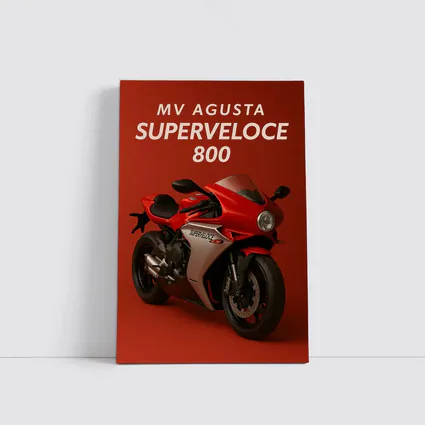 MV Agusta Superveloce 800 Red Background
