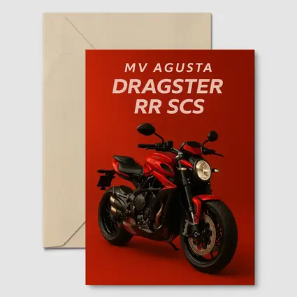 MV Agusta Dragster RR SCS Red Background