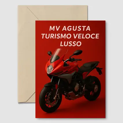 MV Agusta Turismo Veloce Lusso Red Background