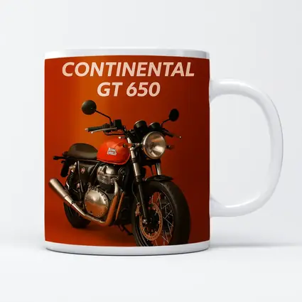 Royal Enfield Continental GT Red Orange Background