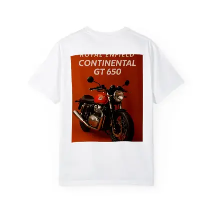 Royal Enfield Continental GT Red Orange Background