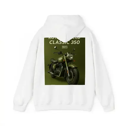 Royal Enfield Classic 350 Motorcycle Green Background