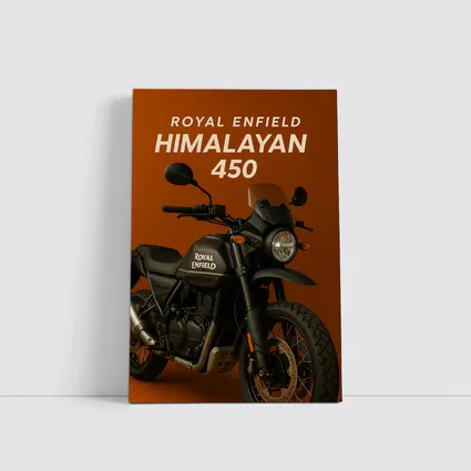 Royal Enfield Himalayan Matte Black Adventure Motorcycle
