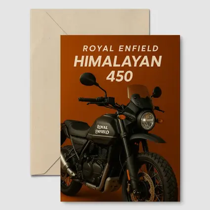 Royal Enfield Himalayan Matte Black Adventure Motorcycle