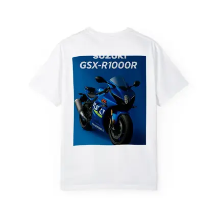 Suzuki GSX-R1000R Sport Bike Blue Background