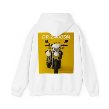 Suzuki DR-Z400SM Supermoto Yellow Background