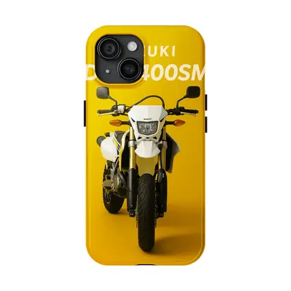 Suzuki DR-Z400SM Supermoto Yellow Background