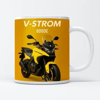 Suzuki V-Strom 800DE Yellow Adventure Motorcycle