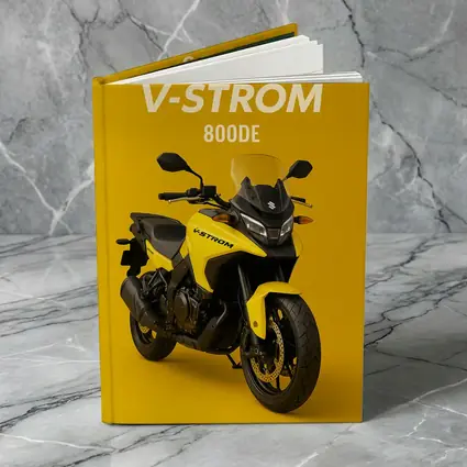 Suzuki V-Strom 800DE Yellow Adventure Motorcycle