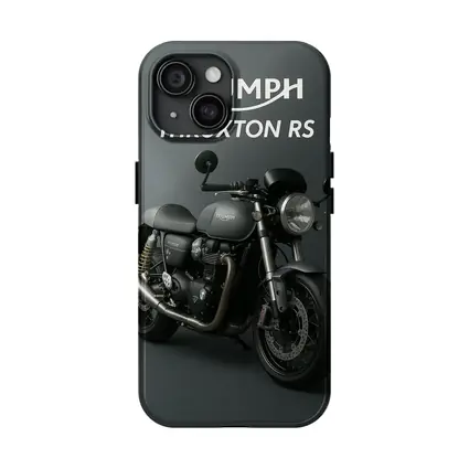 Triumph Thruxton RS Motorcycle Dark Gray Background