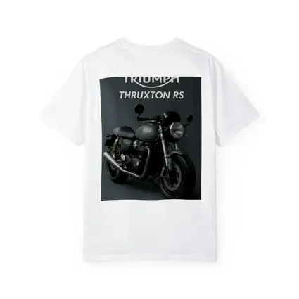 Triumph Thruxton RS Motorcycle Dark Gray Background