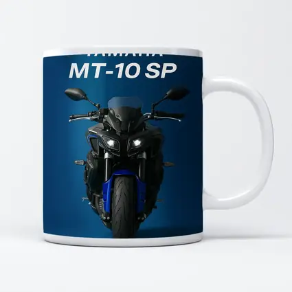 Yamaha MT-10 SP Motorcycle Blue Background