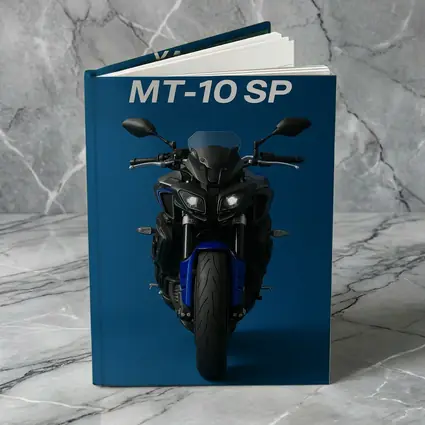 Yamaha MT-10 SP Motorcycle Blue Background