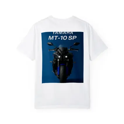 Yamaha MT-10 SP Motorcycle Blue Background