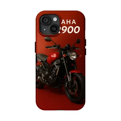 Yamaha XSR900 Motorcycle Red Studio Background