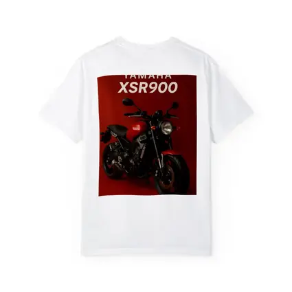 Yamaha XSR900 Motorcycle Red Studio Background