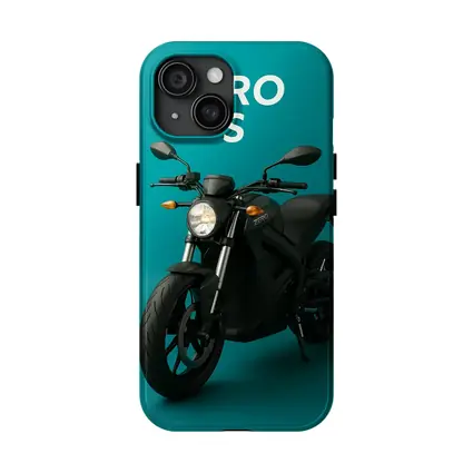 Zero S Electric Motorcycle Teal Background