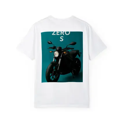 Zero S Electric Motorcycle Teal Background