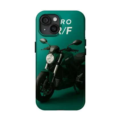Zero SR F Electric Motorcycle Green Background