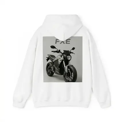 Zero FXE Electric Motorcycle Studio Gray Background