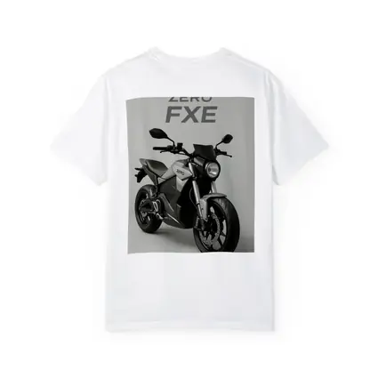 Zero FXE Electric Motorcycle Studio Gray Background