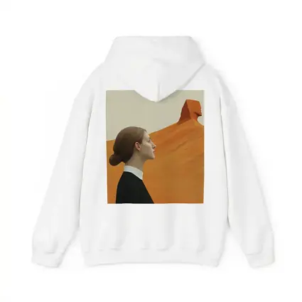 Woman Profile Desert Sphinx Surreal Art
