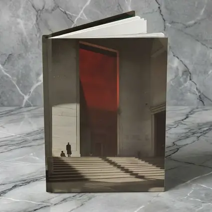 Grand Hall Red Light Architectural Interior Art
