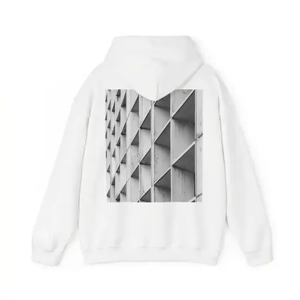 Concrete Building Facade Abstract Black White
