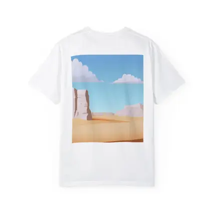 Desert Canyon Flat Design Illustration Art