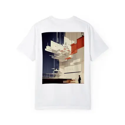 Modernist Interior Architecture Figure Geometric Art