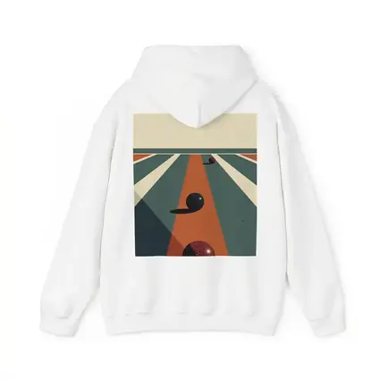 Retro Bowling Alley Geometric Minimalist Art