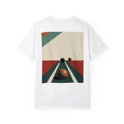 Retro Bocce Balls Minimalist Geometric Art