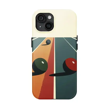 Retro Lawn Bowls Sport Minimal Art