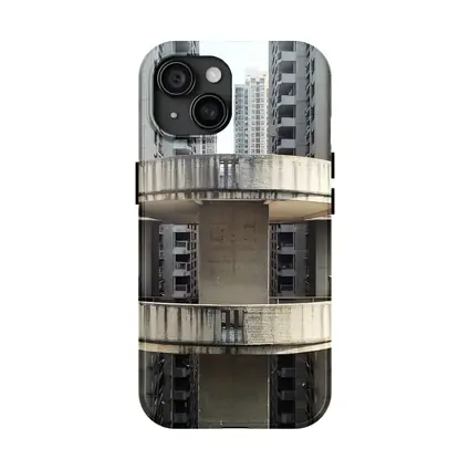 Brutalist Concrete Tower Urban High Rise