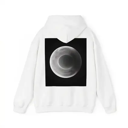 White Geometric Torus Form Black Background