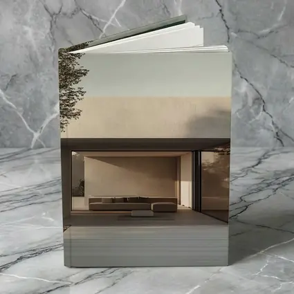 Minimalist Concrete House Open Living Space