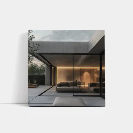 Minimalist Concrete Home Open Living Space
