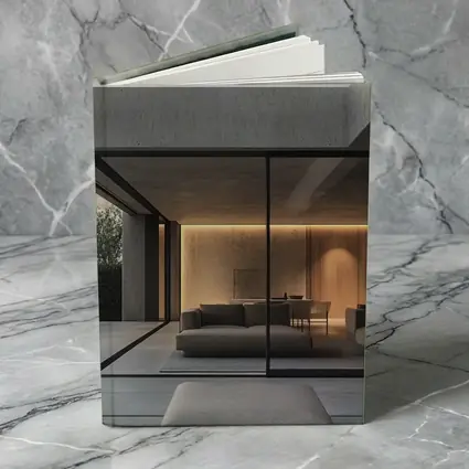 Minimalist Concrete Home Open Living Space