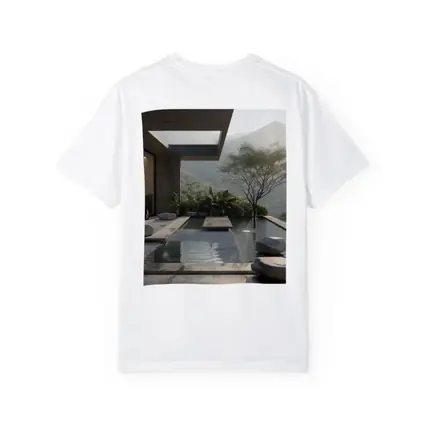 Modern Zen Courtyard Pool Mountain View