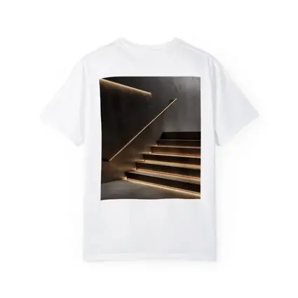 Modern Staircase Warm LED Strip Lighting Interior