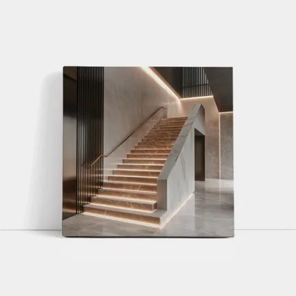 Marble Staircase Luxury Modern Interior Design