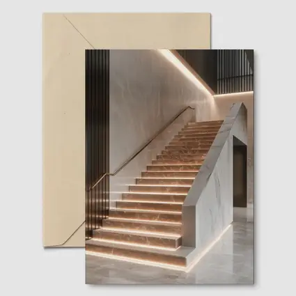 Marble Staircase Luxury Modern Interior Design
