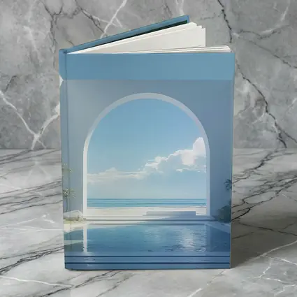 White Arch Pool Overlooking Blue Ocean