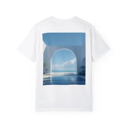 White Arch Pool Overlooking Blue Ocean