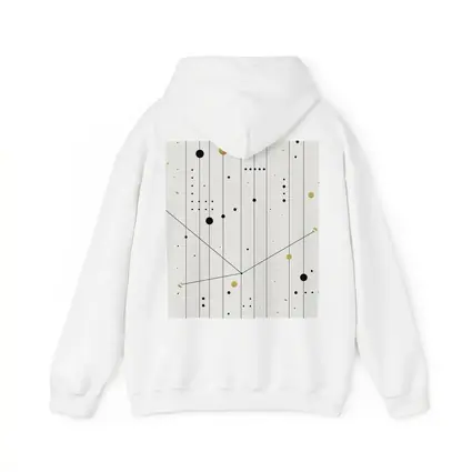 Black Gold Dots Lines Geometric Abstract Art