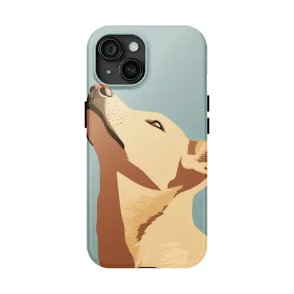 Bull Terrier Dog Portrait Blue Background
