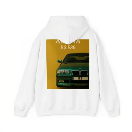 Alpina B3 E36 Green Car Yellow Background