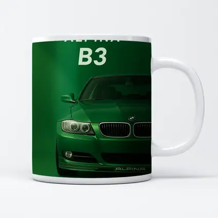 Alpina B3 Green BMW Art Print
